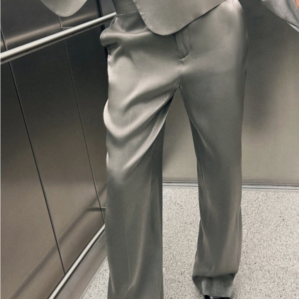 Zara Women's Silver Trousers
